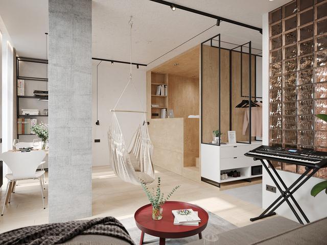 小公寓式住宅装饰效果图 用与众不同的色调装饰设计出魅力室内空间